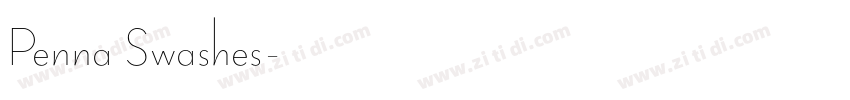 Penna Swashes字体转换